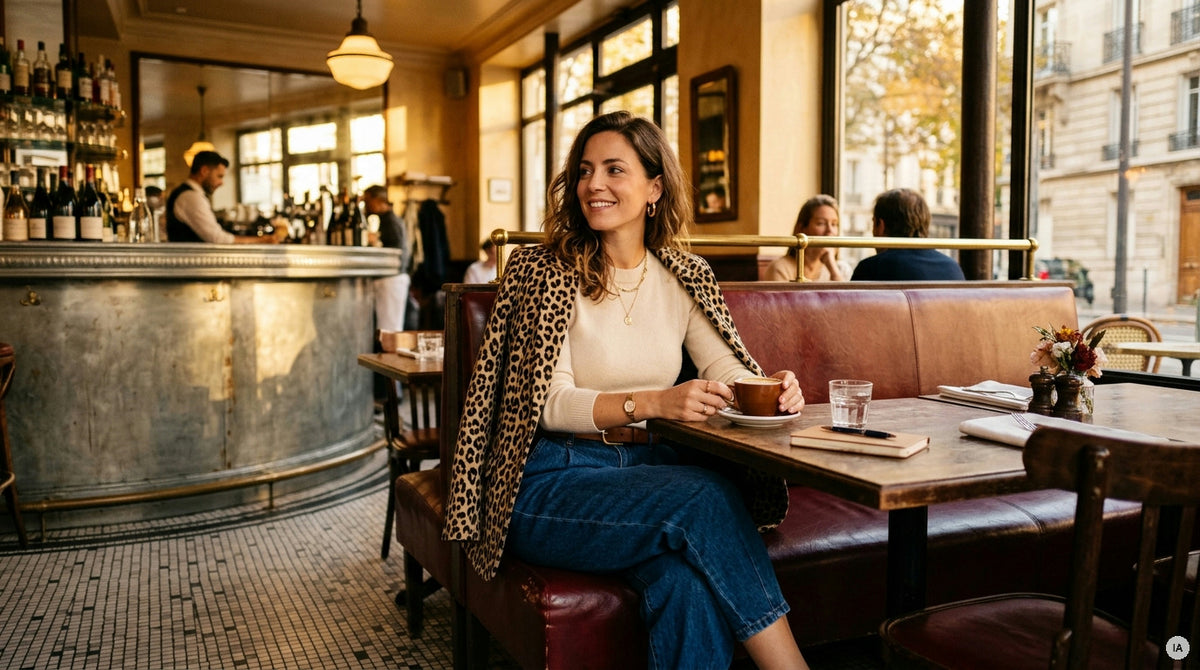 Comment porter le jean ballon en automne : 6 tenues féminines et cocooning à copier — Image générée par IA