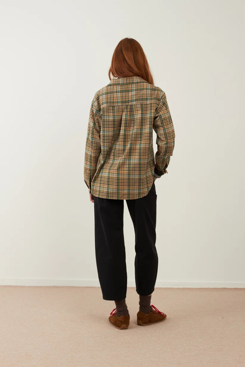 Chemise Boyish – Carreaux verts – Loëla
