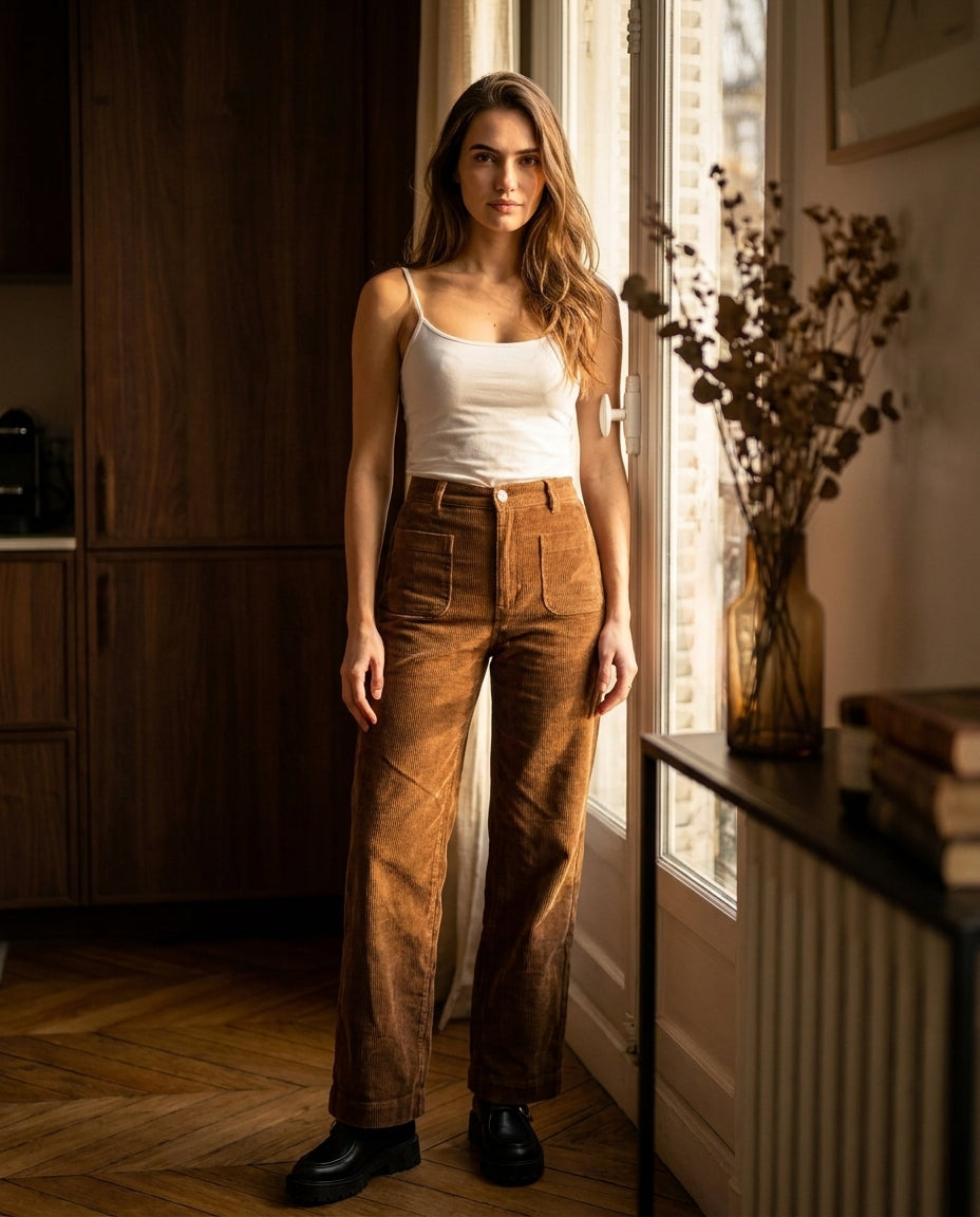 Pantalon Atlanty – Camel – Loëla