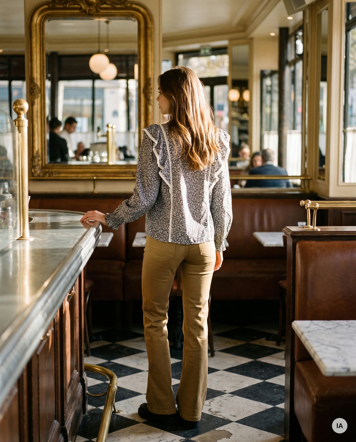 BLOUSE JOSEPHINE - YCOO Top — Image générée par IA