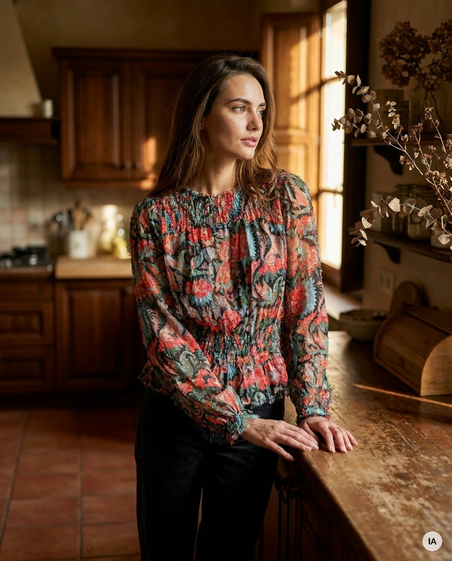 BLOUSE SALVINA - ANGE Top — Image générée par IA