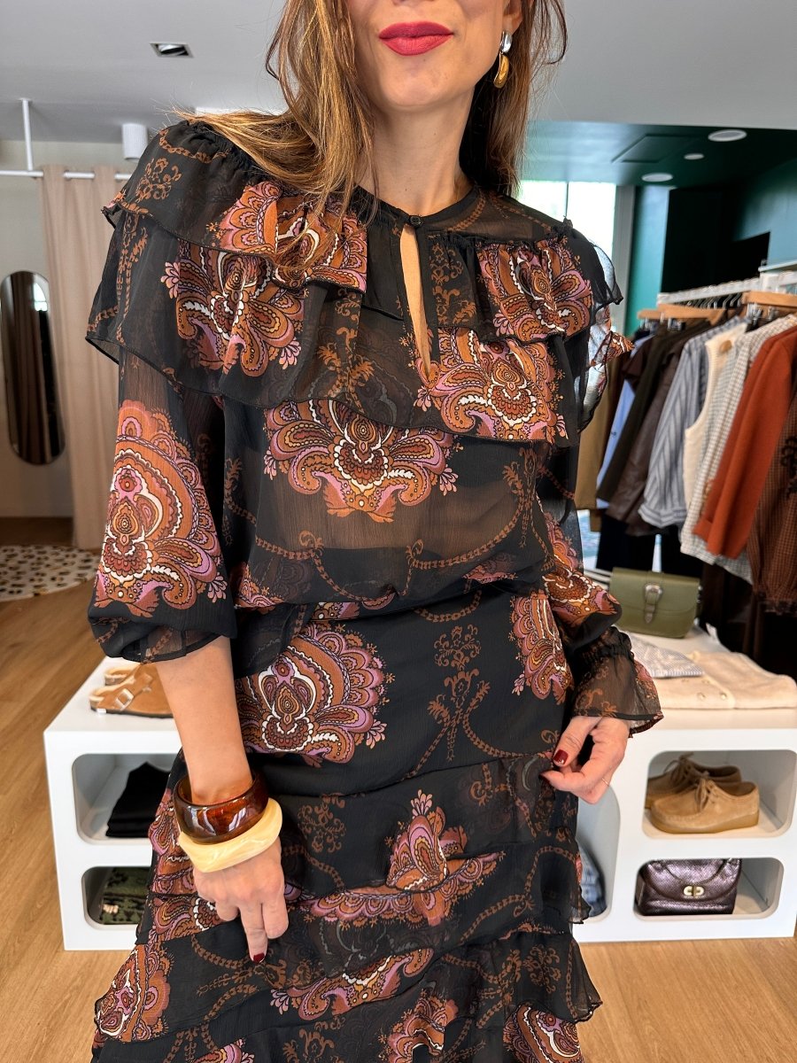 Blouse Samario NOIR - ANGE Top