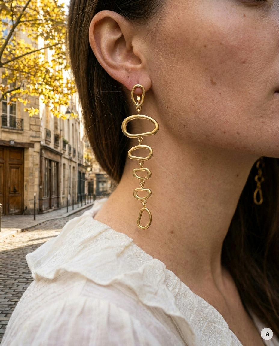BOUCLES D'OREILLES ROXANE - BOHM Bague — Image générée par IA