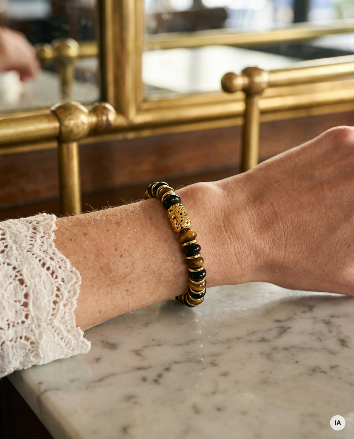 BRACELET GUARI NOIR - MILË MILA Bracelet — Image générée par IA