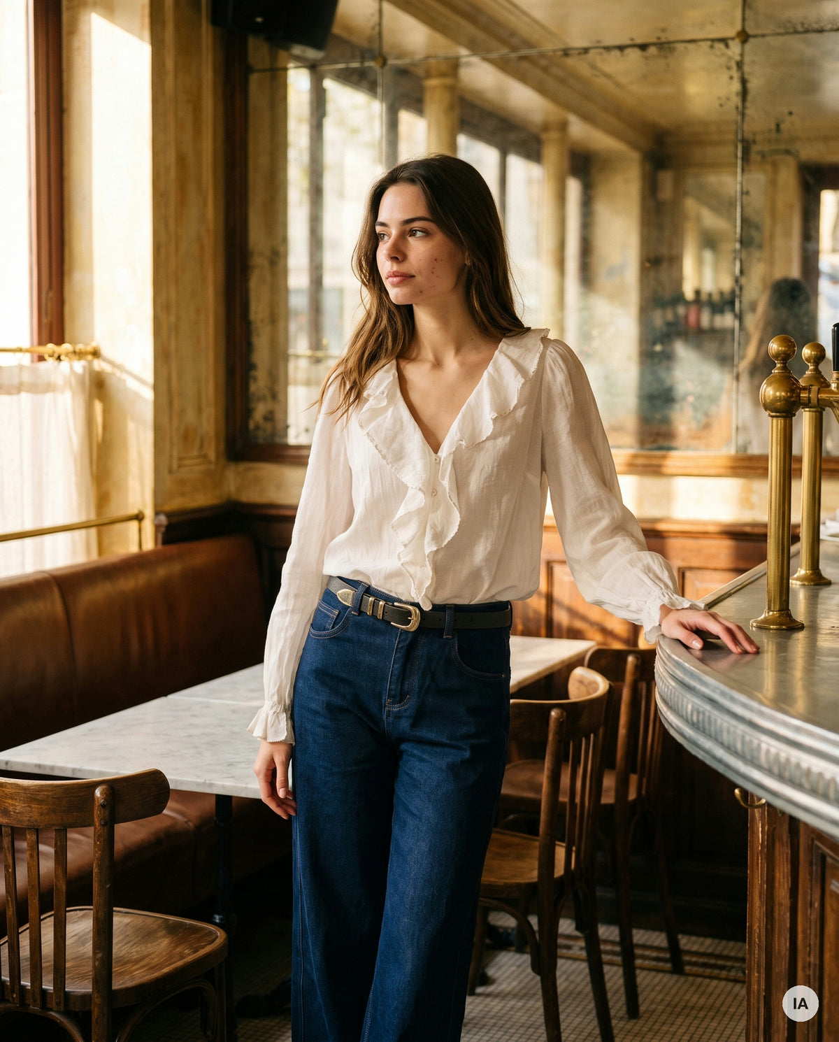 CEINTURE ANAIS KAKI - LA PETITE ETOILE Ceinture — Image générée par IA
