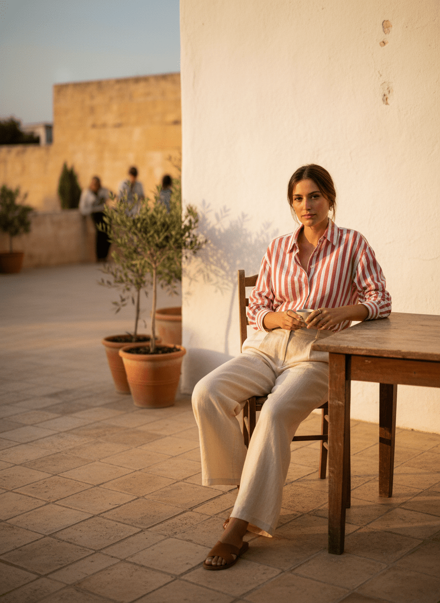 Chemise Alinne TERRACOTA - W STUDIO Top