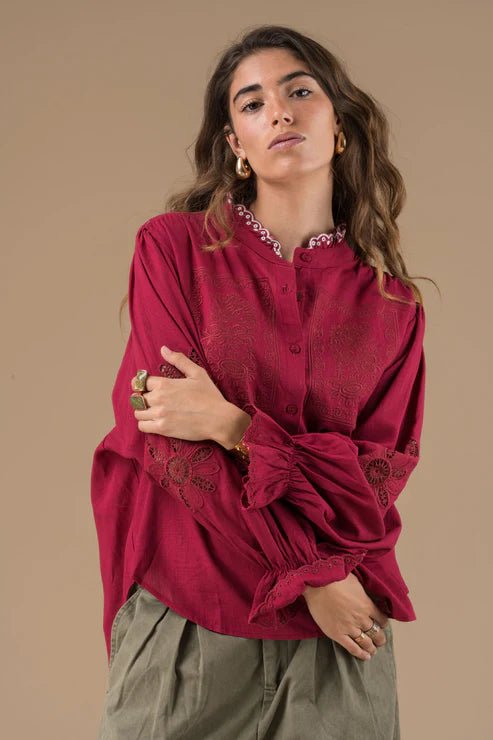 Chemise Kimber BORDEAUX - ADORE Chemise