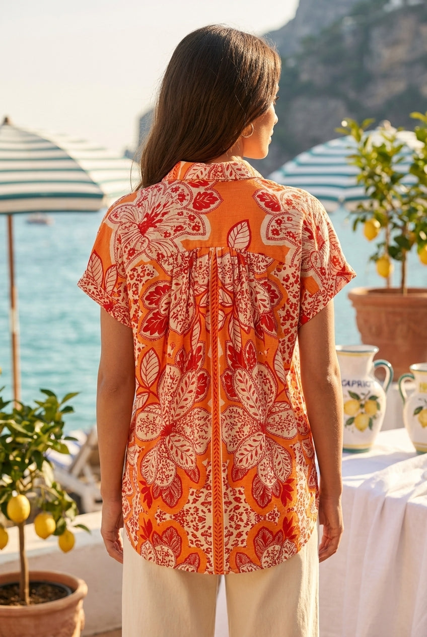 CHEMISE MADOX PRINT EDEN - RUE MAZARINE Top