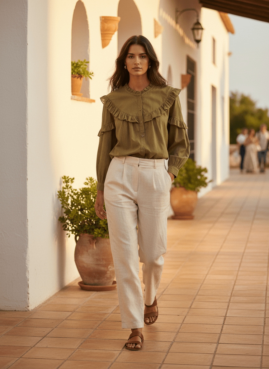 Chemise Nadja KAKI - W STUDIO Top