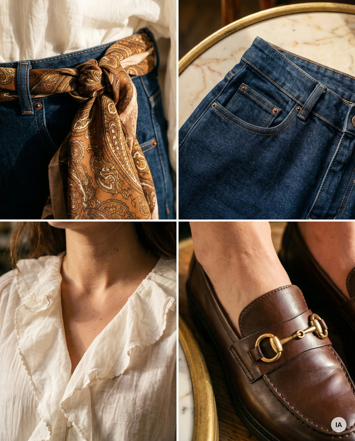 FOULARD ALAYA CAMEL - LA PETITE ETOILE Ceinture — Image générée par IA