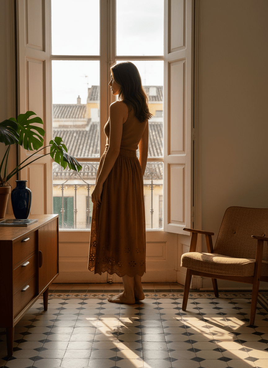 JUPE TELMA BROWN - SEEUSOON Jupe