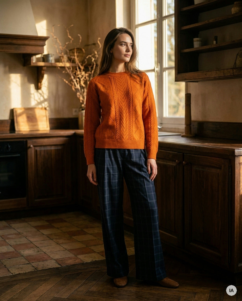 KRIS PULL61033020 - SEEUSOON KNIT — Image générée par IA