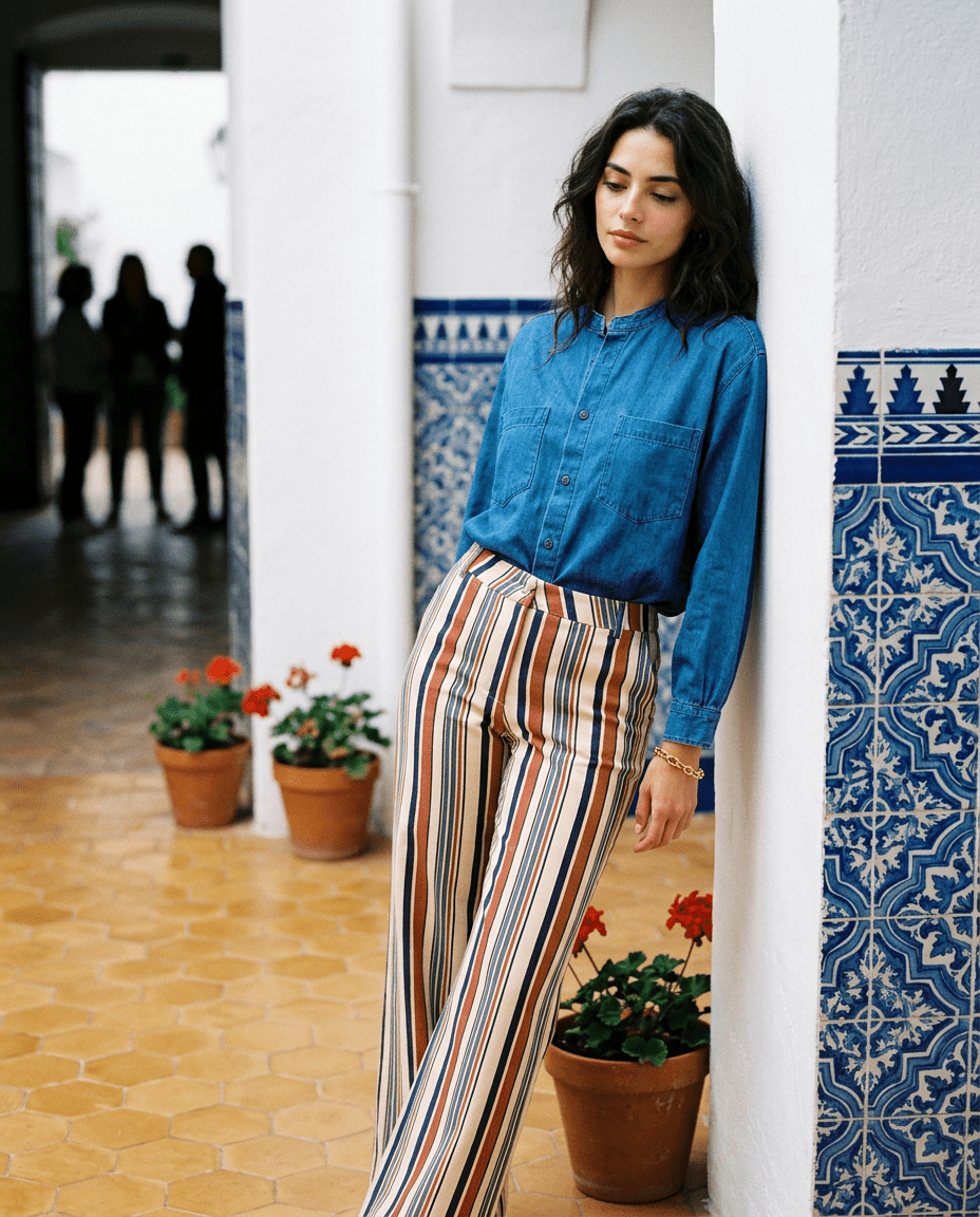 Pantalon Boris ROUILLE - CHARLIOR Pantalon