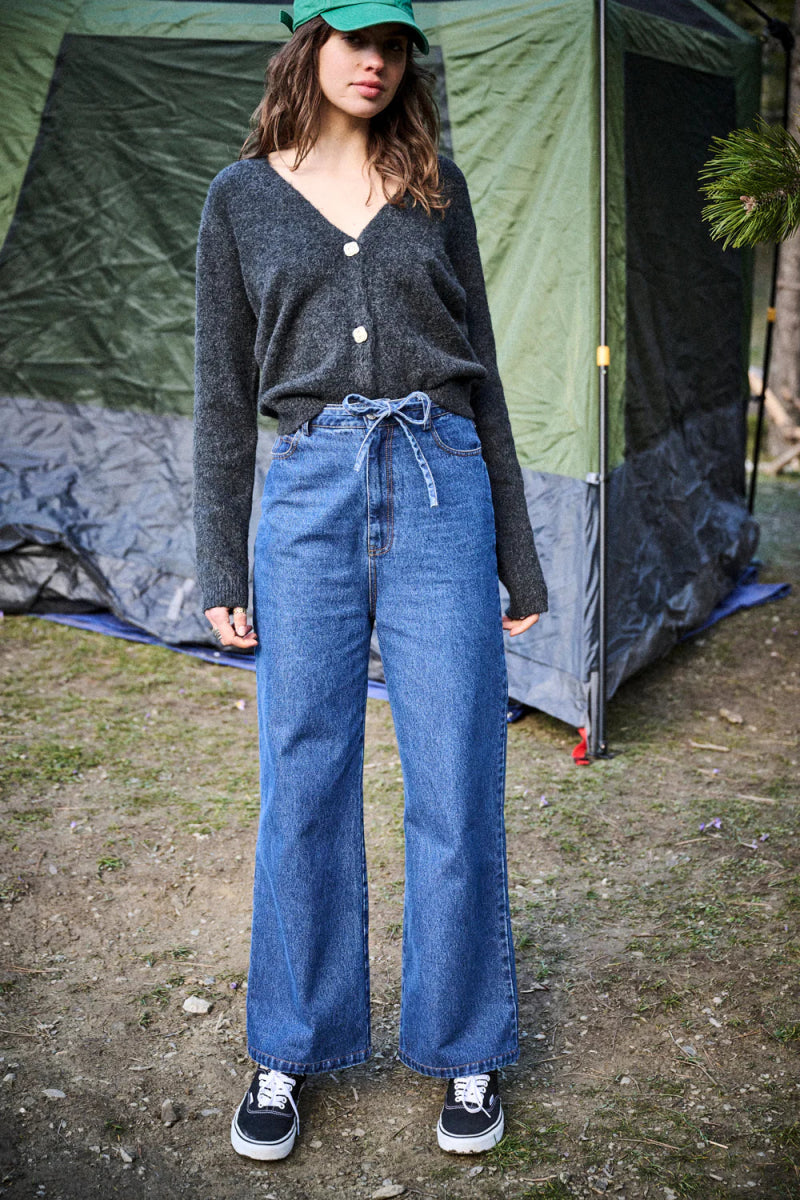 Pantalon Percy DENIM STONE - LAUREPLUSMAX Pantalon