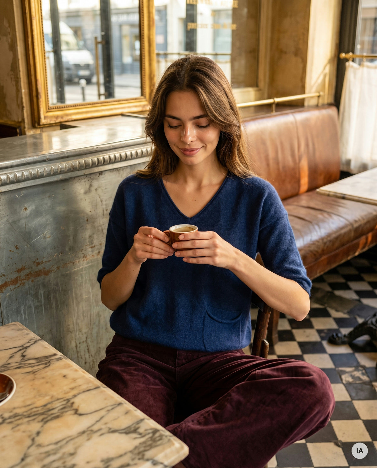 PULL IDA MARINE - MINUIT DOUZE Pull — Image générée par IA