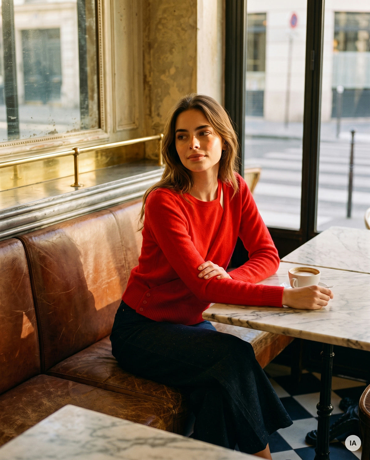 PULL MATHURIN RUBIS - ORFEO PULL — Image générée par IA