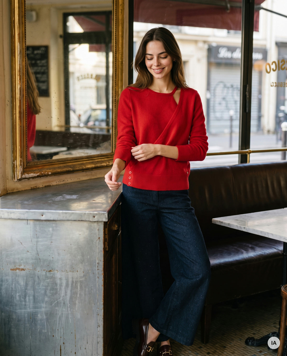 PULL MATHURIN RUBIS - ORFEO PULL — Image générée par IA