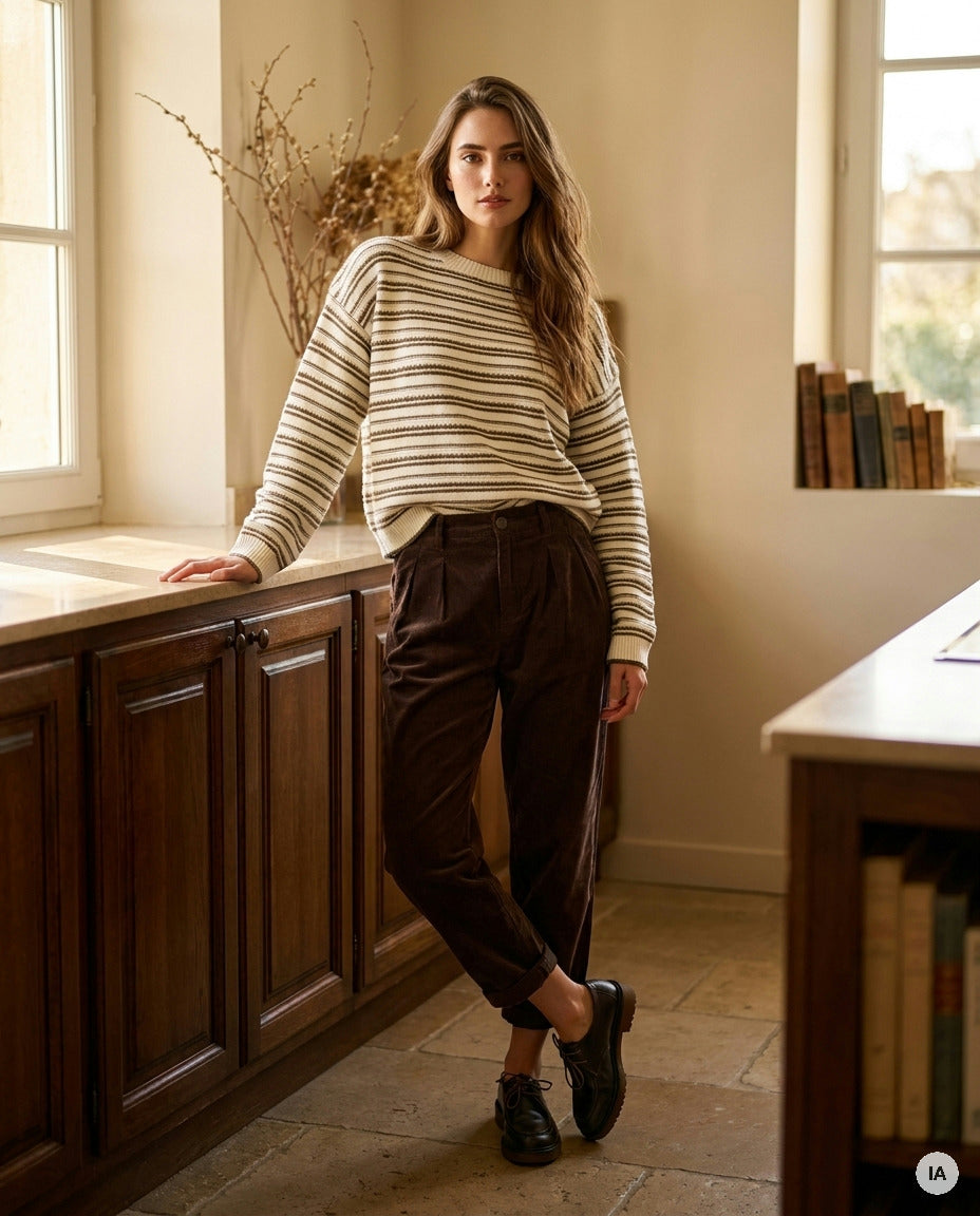 PULL STRIPY - MINUIT DOUZE PULL — Image générée par IA