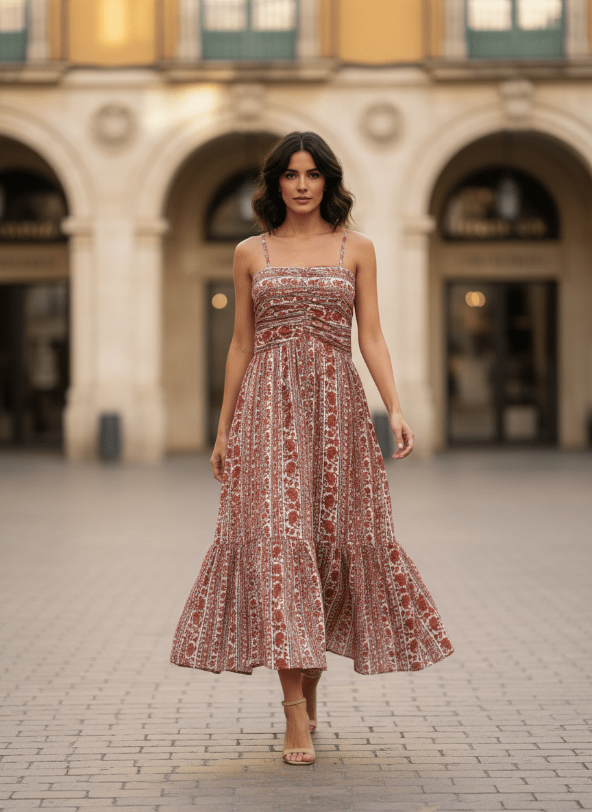 Robe Etienne RED - THE KORNER DRESS