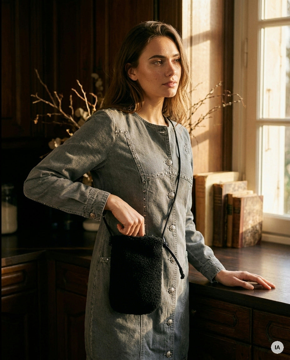 SAC GINA NOIR - ORFEO SAC — Image générée par IA