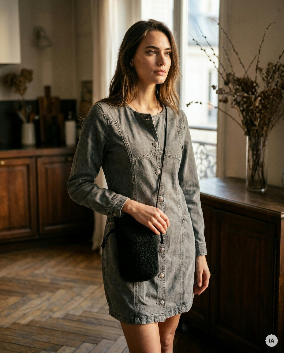 SAC GINA NOIR - ORFEO SAC — Image générée par IA