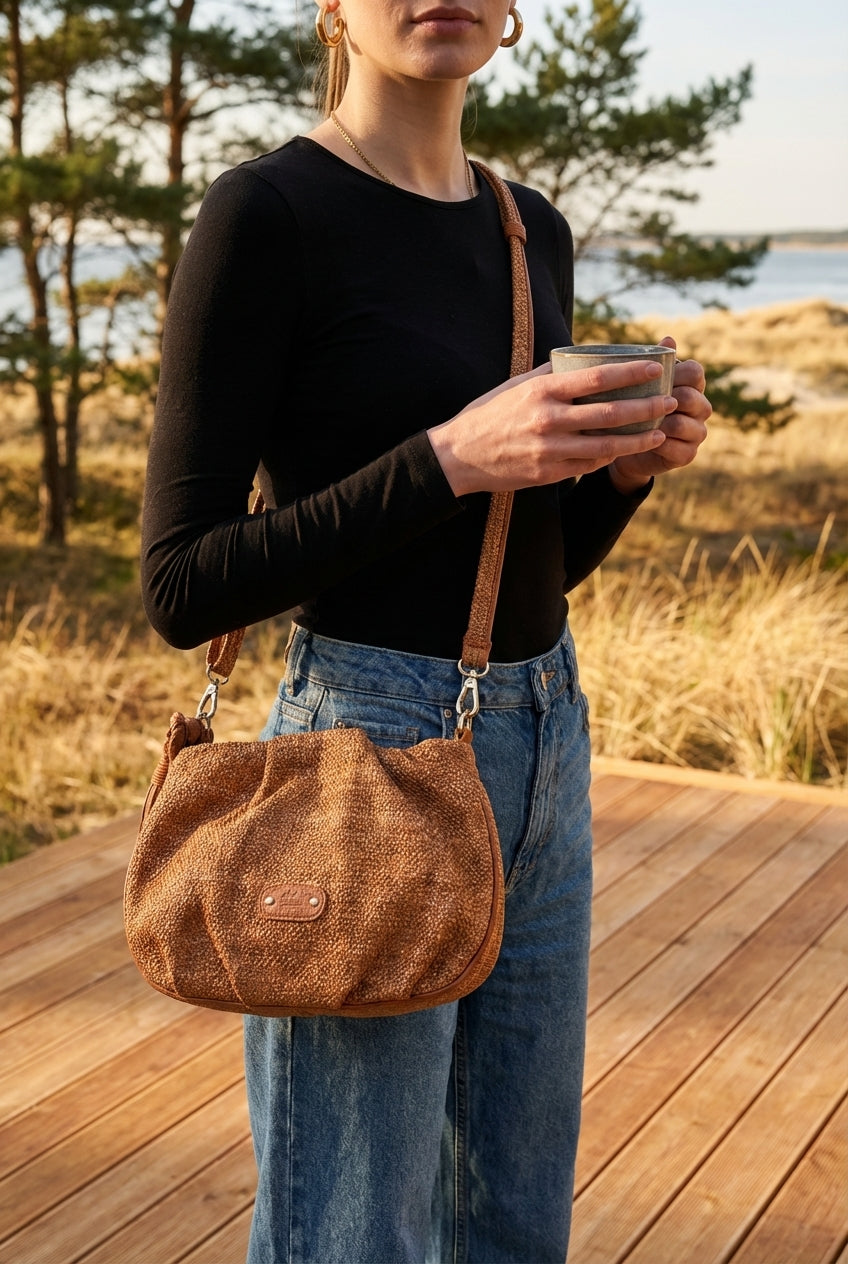 SAC PRISCIA TAN - MILA LOUISE Sac à main