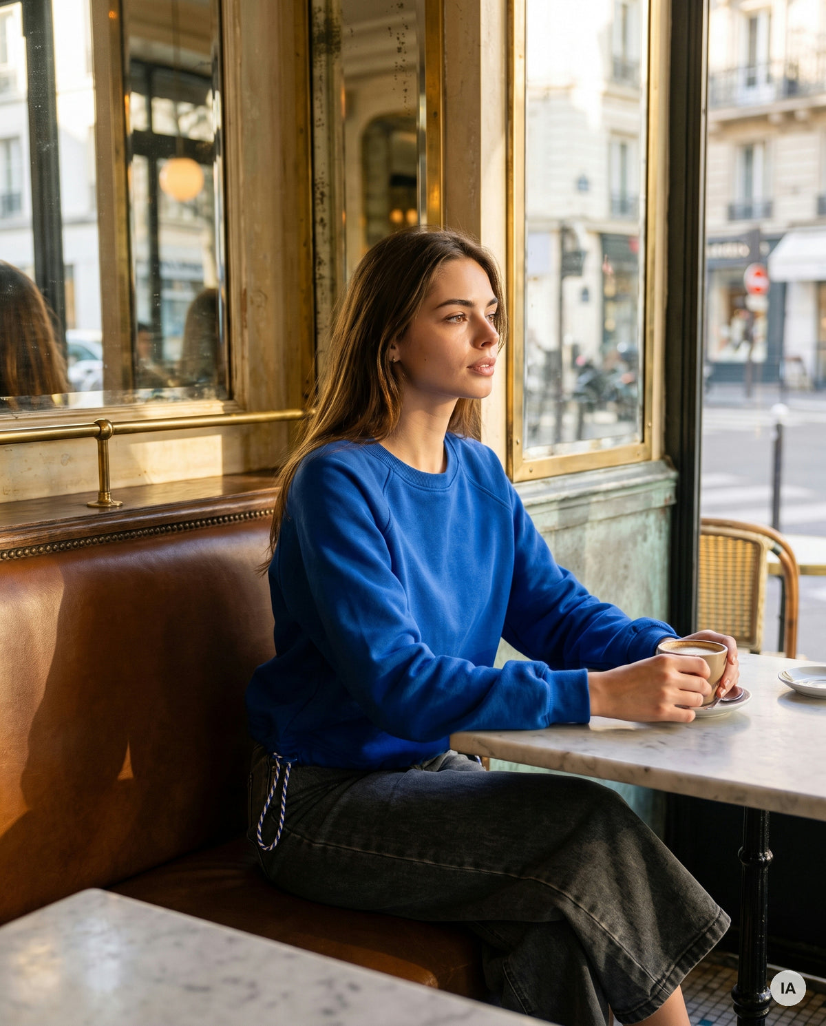 SWEAT TENDER BLEU - MINUIT DOUZE Sweat — Image générée par IA
