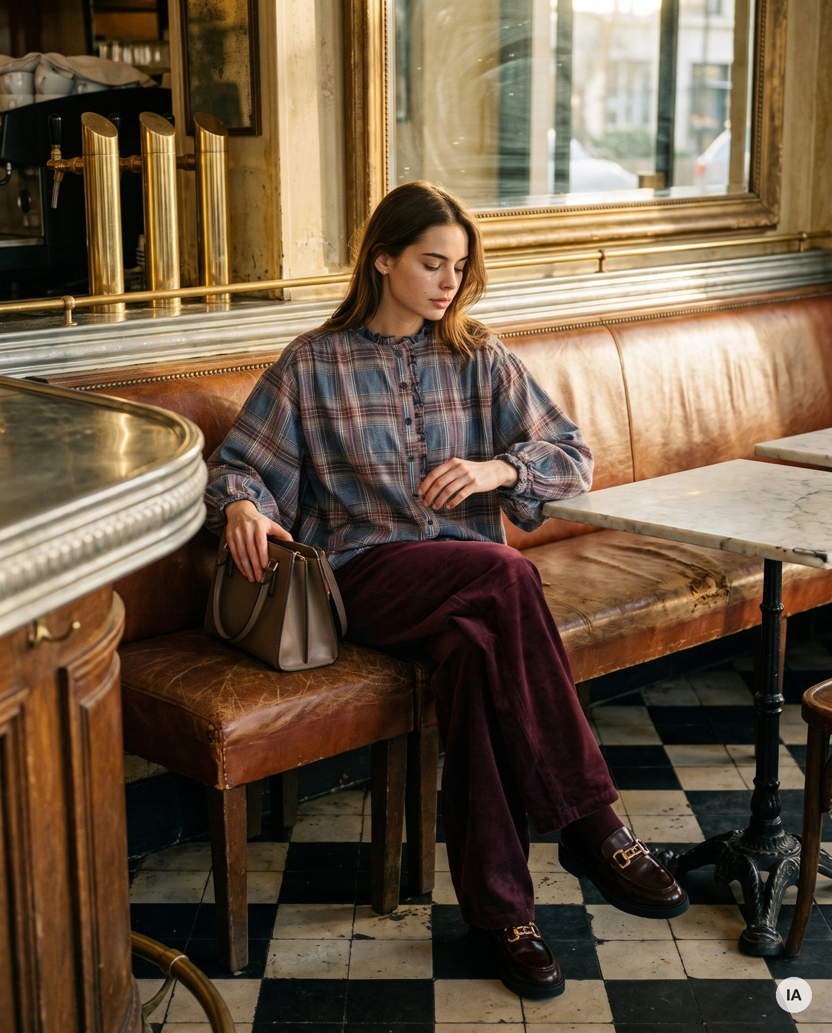 TOP CUTE DENIM - MINUIT DOUZE Top — Image générée par IA