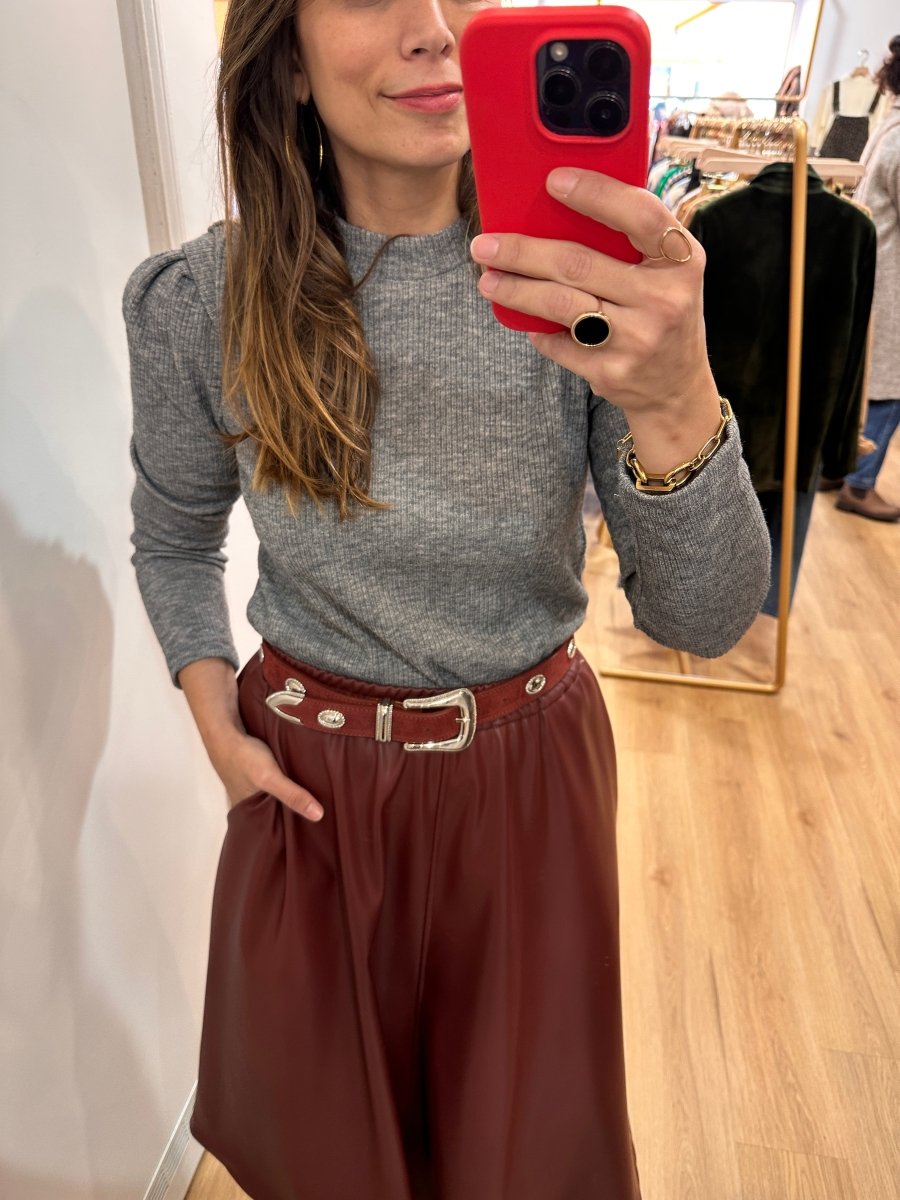 Top Graziella GRIS - CHARLIOR Pull