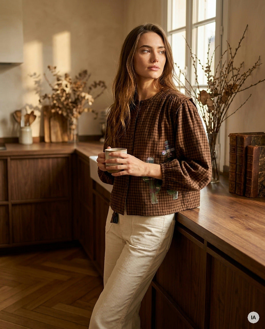 TOP JANET VICHY CHOCO - ORFEO TOP — Image générée par IA