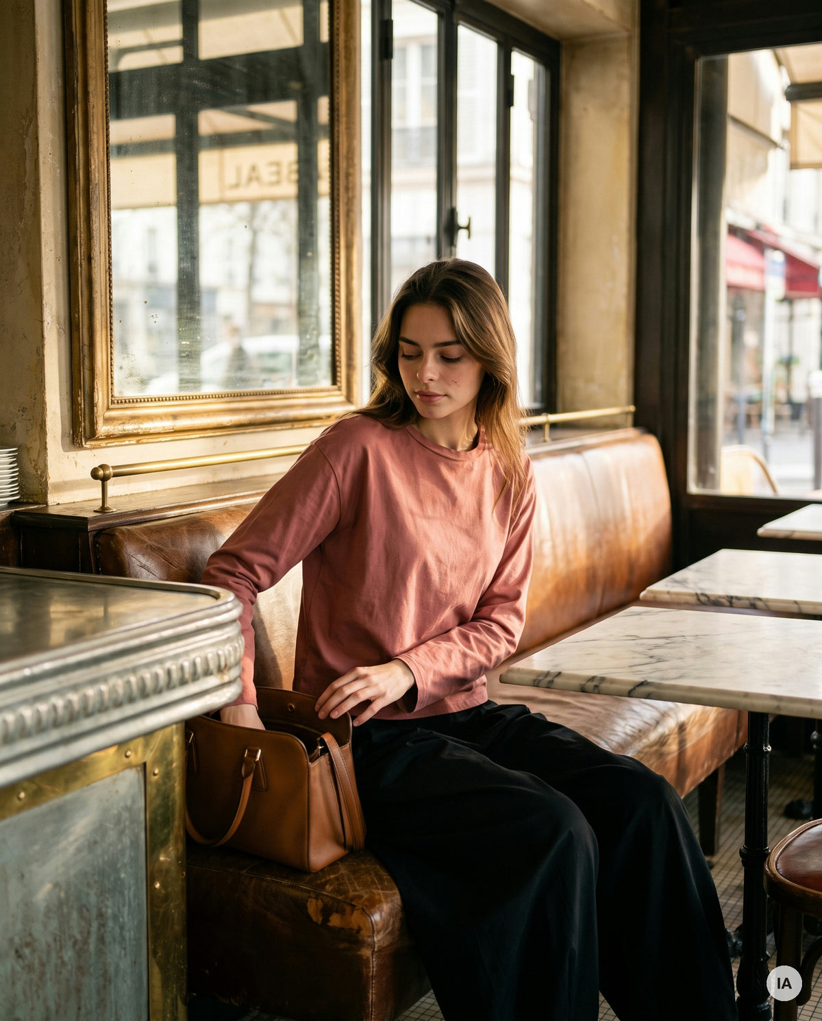 TSHIRT ENVIE VIOLET - W STUDIO Top — Image générée par IA