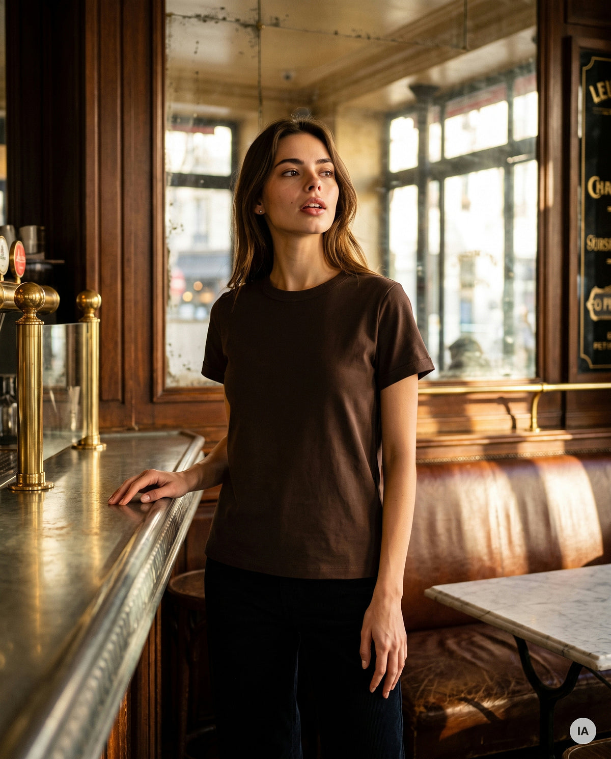 TSHIRT ONI CHOCOLAT - ORAIJE T-shirt — Image générée par IA