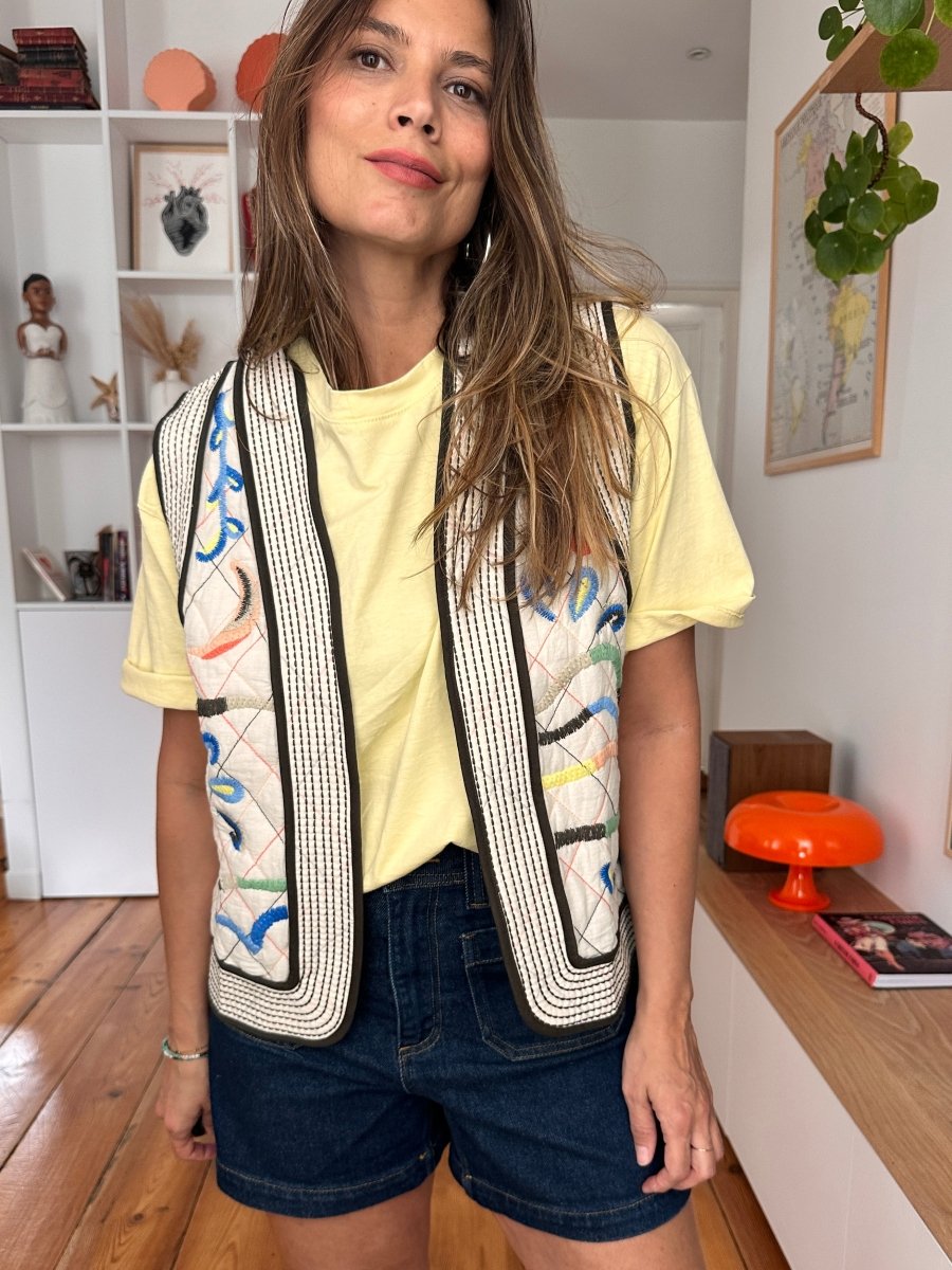 Veste Redwan ECRU - Casbah Love Veste