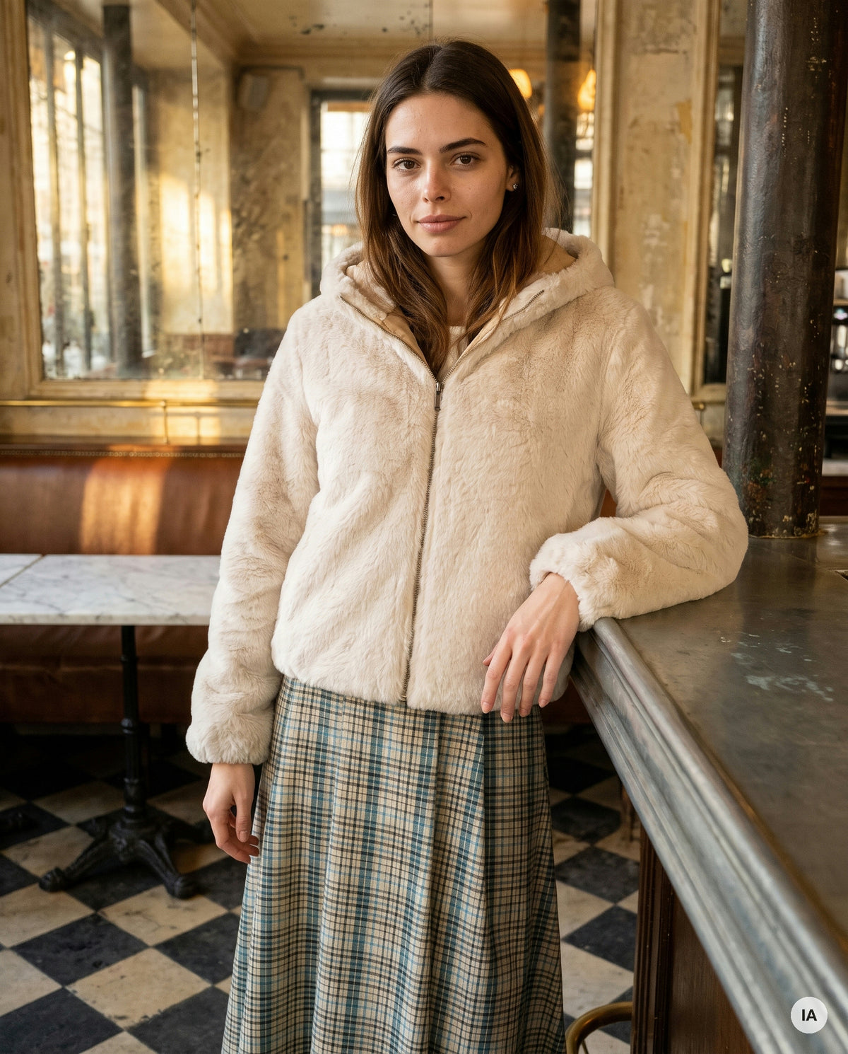VESTE REVERSIBLE COSMOS - MINUIT DOUZE Veste — Image générée par IA