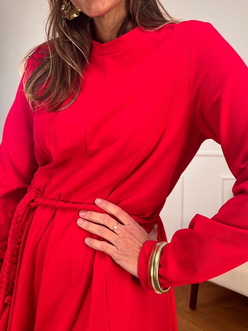 Robe Charlie ROUGE - JANE WOOD Robe pour femme