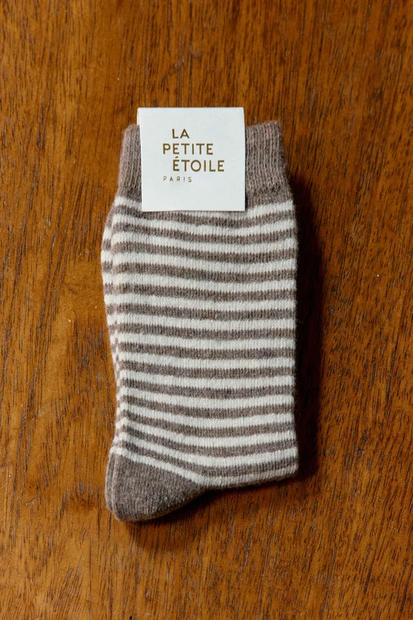 Chaussettes Ami – Beige – Loëla
