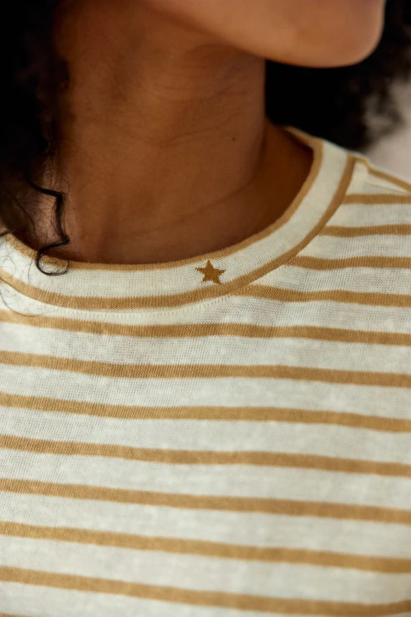 T-shirt Tais – Ecru/beige – Loëla