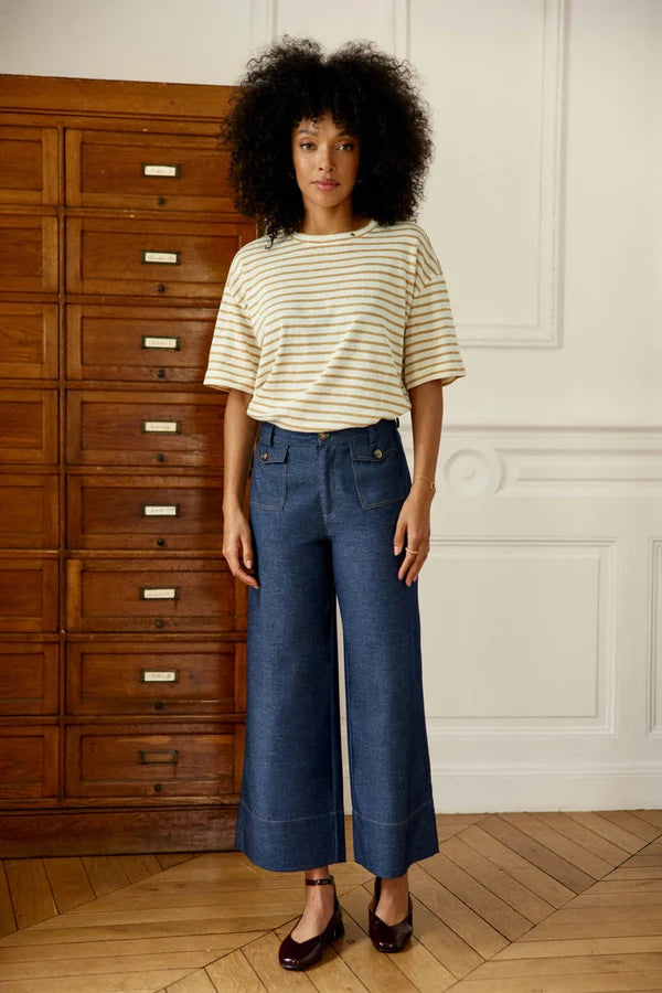 T-shirt Tais – Ecru/beige – Loëla
