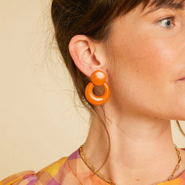 Boucles d'oreilles Enza GINGER - FEEKA Bijoux pour femme