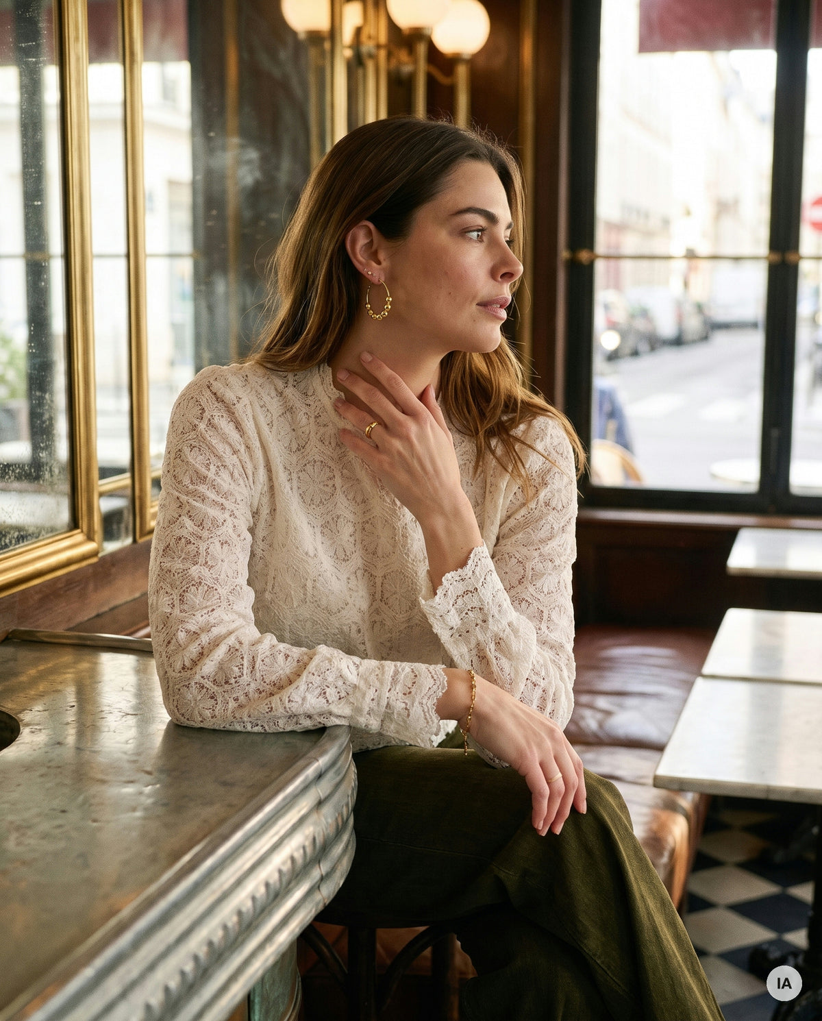 BOUCLES D'OREILLES JEMA - MILË MILA Boucles d'oreilles — Image générée par IA
