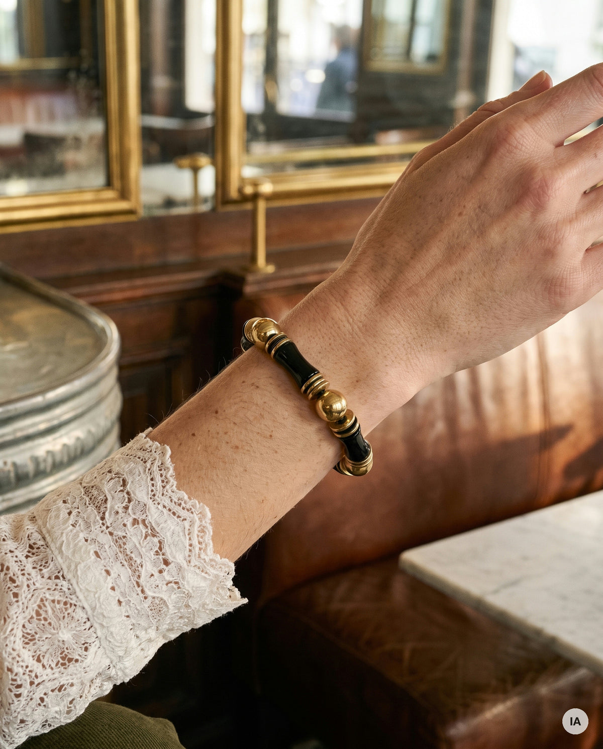 BRACELET POENA NOIR - MILË MILA Bracelet — Image générée par IA