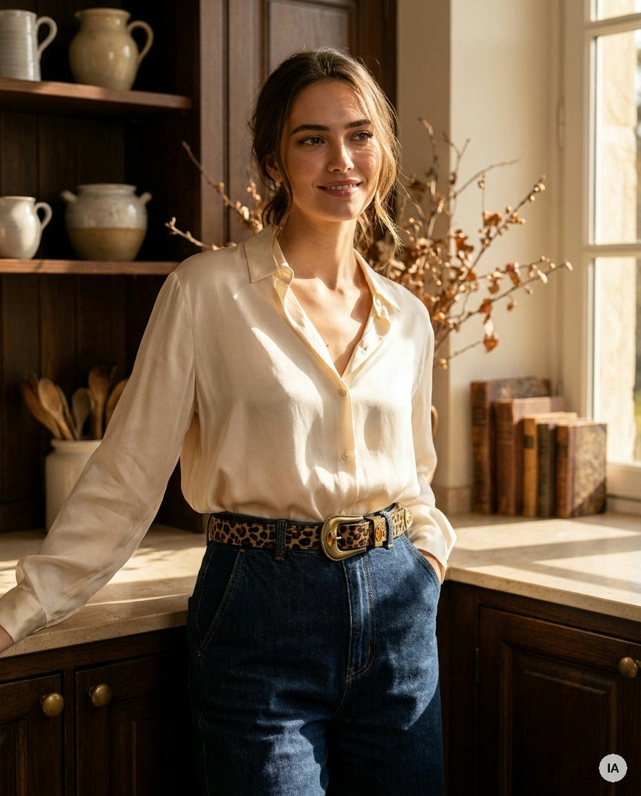 CEINTURE BASTIEN LEO - CINNAMON Ceinture — Image générée par IA