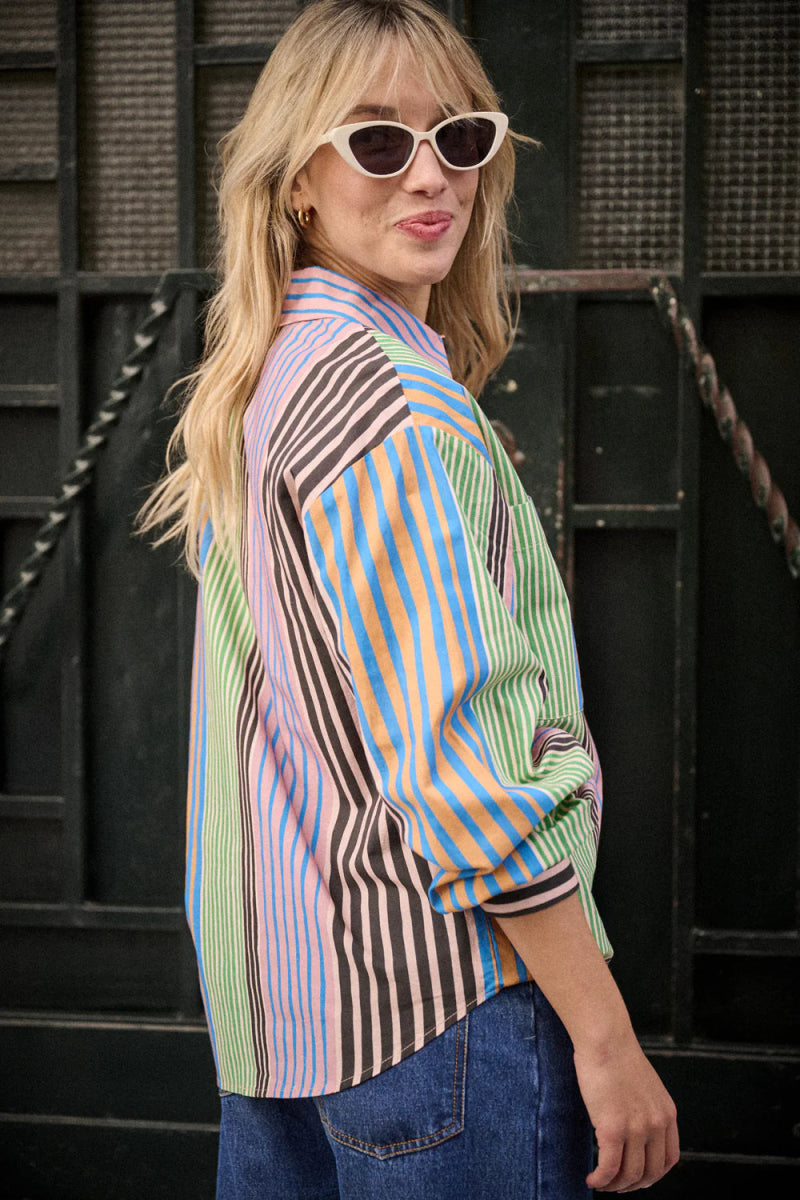 Chemise Calanque RAYURES MULTICO - LAUREPLUSMAX Top