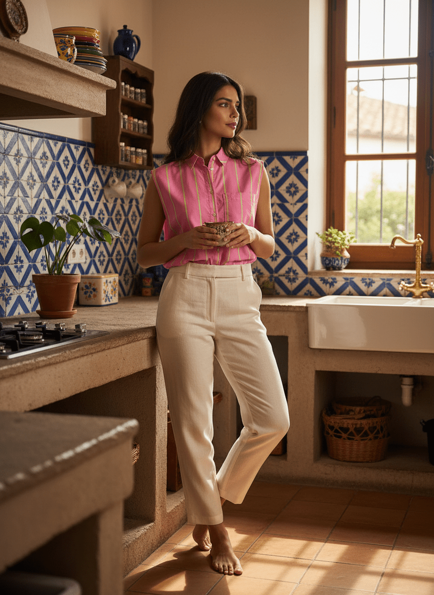 Chemise décontractée rayée coton Oxford pour femme | Ralph Lauren® FR Chemise décontractée rayée coton Oxford pour femme | Ralph Lauren® FR