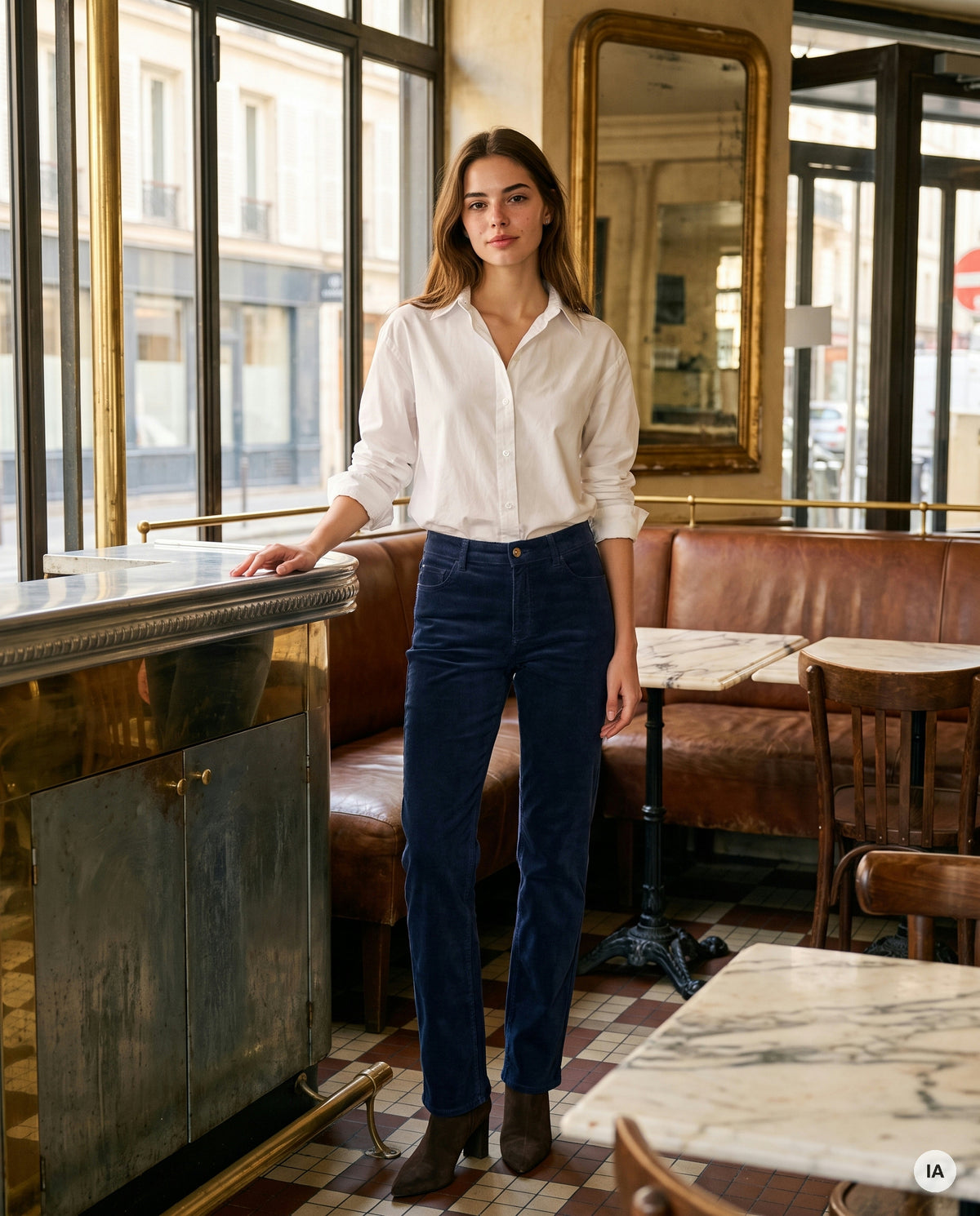 CHEMISE DARIA BLANC - ADORE Top — Image générée par IA
