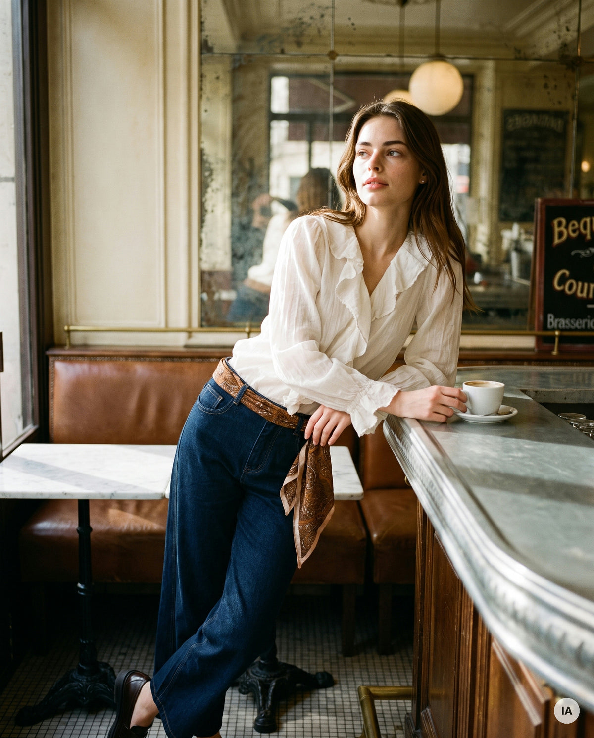 FOULARD ALAYA CAMEL - LA PETITE ETOILE Ceinture — Image générée par IA