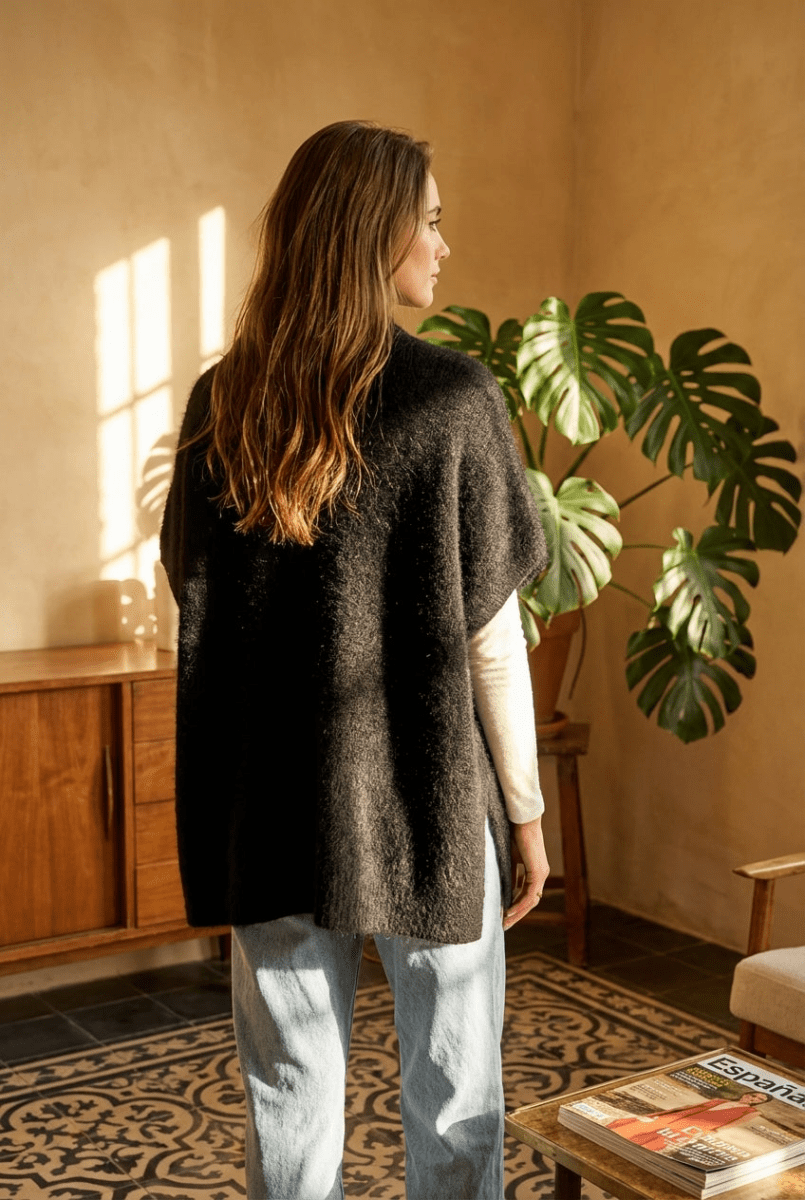 GILET CLARISSE NOIR - ORFEO Gilet