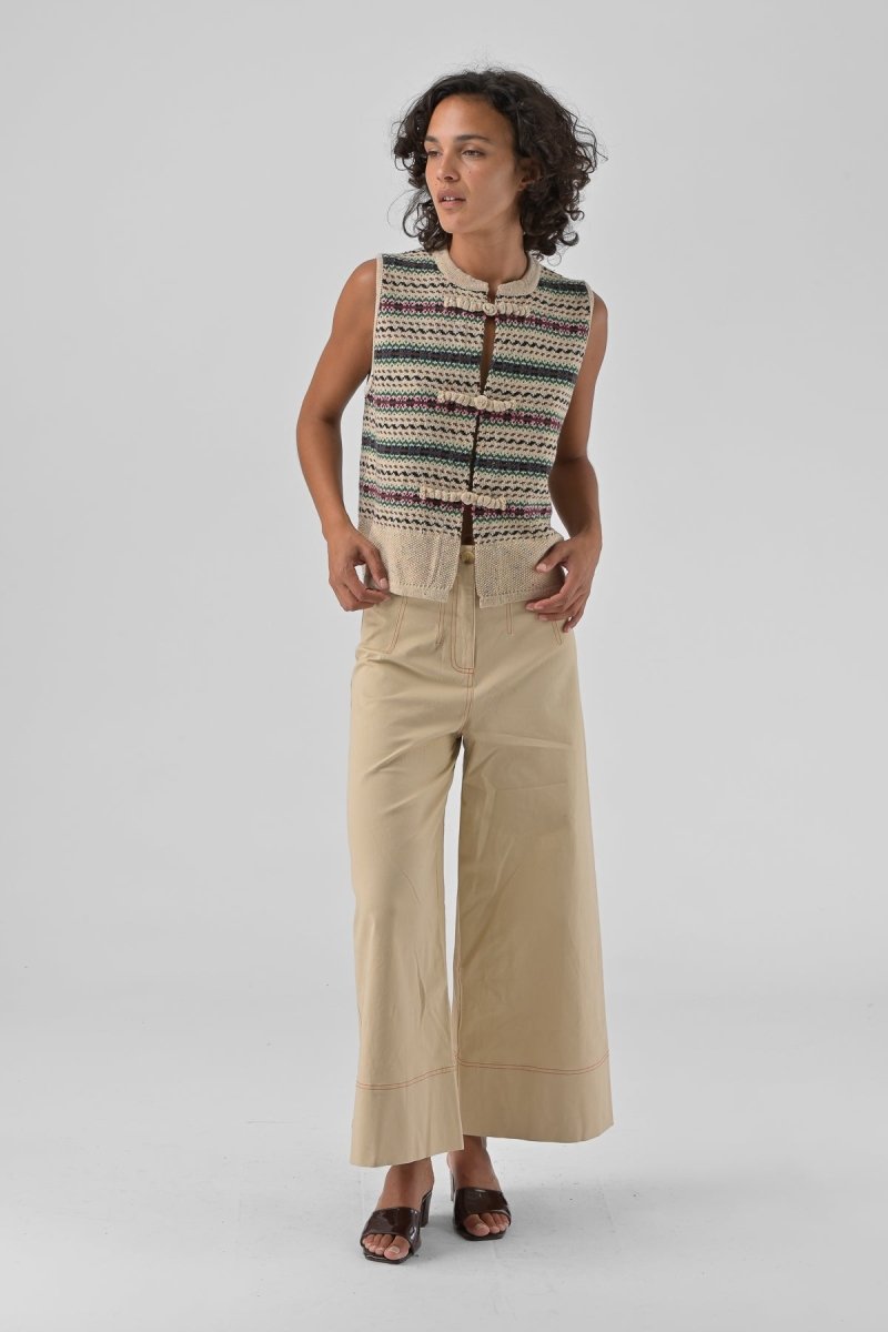 GILET HAILEY ECRU - ORFEO GILET