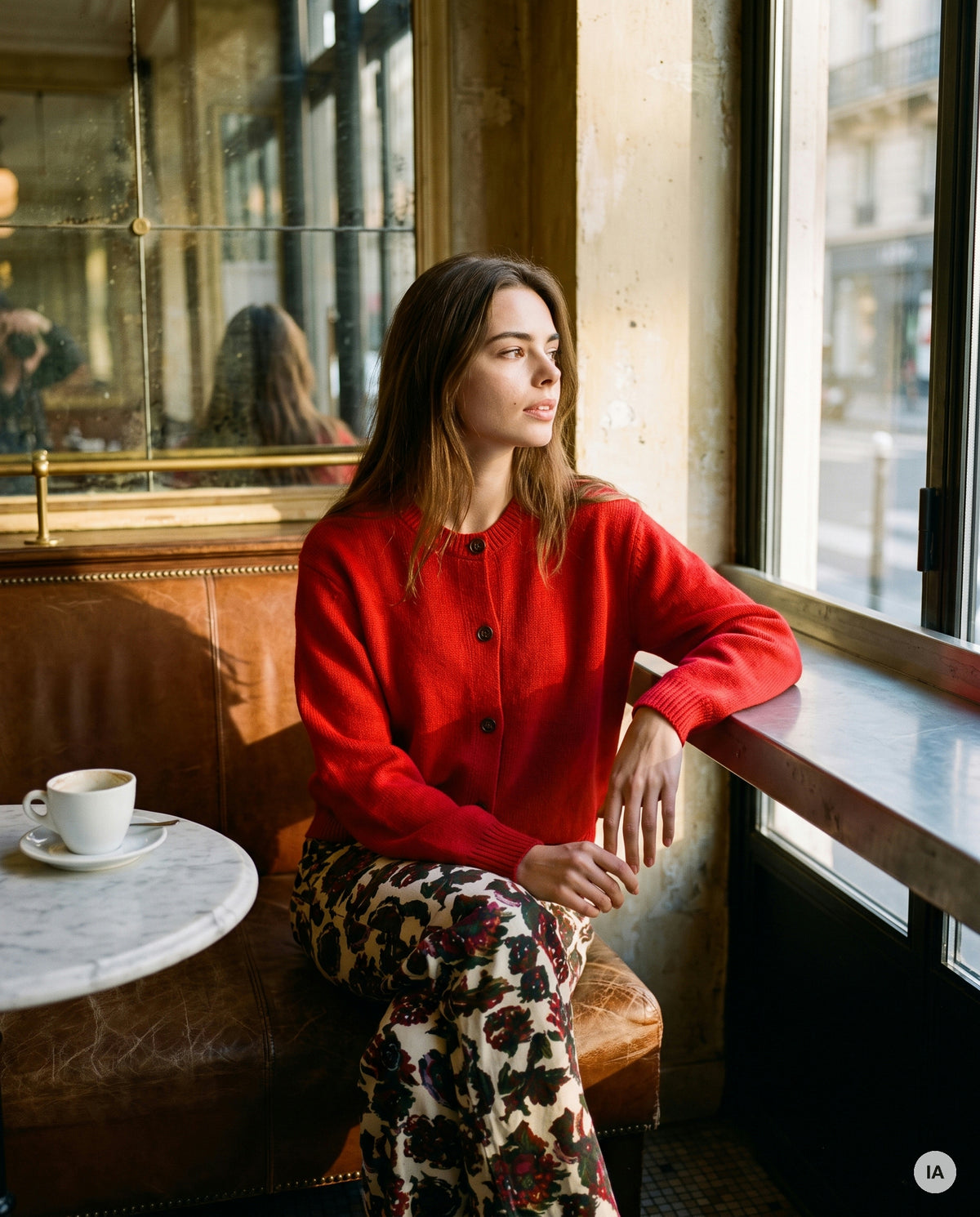 GILET WAYRA CERISE - ORFEO Gilet — Image générée par IA