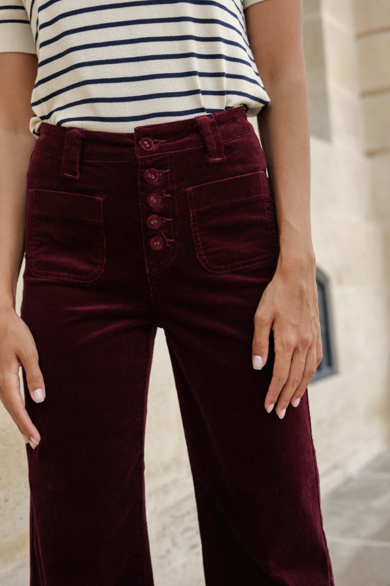 Jeans Viviane Marine - ORAIJE Pantalon